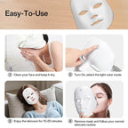 SUERBEATY Red Light Mask For Face, 7-1 Colors Red Light Face Mask, Facial - Image 7
