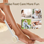 Foot Pumice Stone for Feet, 2 in 1 Foot Pumice Scrubber for Wet or Dry Brushing - Image 7