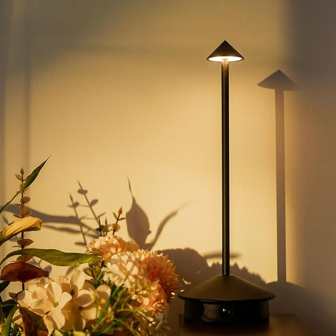 2 Pack Cordless LED Table Lamp, Rechargeable 5200mAH Battery Operated Lamp - Image 2