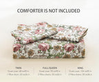SLEEPBELLA Duvet Cover Queen, 600 Thread Count Cotton Pink & Yellow & Beige - Image 8