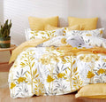 SLEEPBELLA Duvet Cover King Size, 600 Thread Count Cotton Grey Branches and by SLEEPBELLA