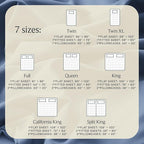 LuxClub 4 PC Queen Sheet Set, Breathable Luxury Bed Sheets, Deep Pockets 18" - Image 4
