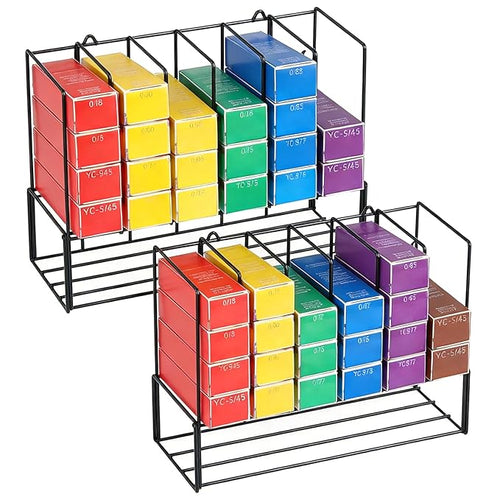 2 PCS Hair Color Organizer for Salon Storage Rack Wall Mounted Hair Color Racks by Sibosen
