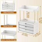 StorBin 2 Sets Makeup Organizer – 5 Tier Bathroom Organizers and Storage - Image 2