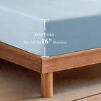 SONORO KATE 100% French Linen Fitted Sheet - Image 4