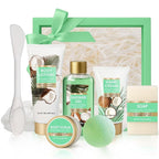 Spa Gift for Women, 8 Piece Luxury Coconut Bath Set - Image 7