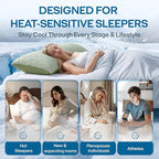 ZonLi Cooling Body Pillowcase for Hot Sleepers, Breathable Body Pillow Cover - Image 7