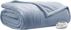 Serta Luxuriously Soft Plush Electric Blanket Fast Heating Cozy Cover, Safety - Image 7