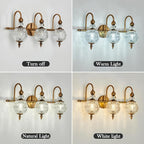 Piepooye Vintage Bathroom Lights Fixtures Gold Vanity Light - Image 8