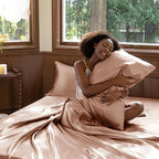 CozyLux Satin Sheets Full Size Sheets - Image 7