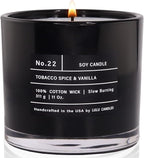 Lulu Candles | Tobacco, Spice & Vanilla | Luxury Scented Soy Jar Candle | Hand by LULUCANDLES