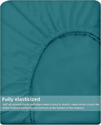 HBHLFZ Twin XL Fitted Sheet Only, Soft Breathable Bottom Sheet - Image 5