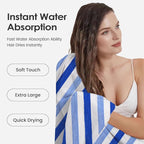 JML Bath Towels, Large Microfiber Towel Set, Ultra Soft, Super Absorbent - Image 5