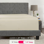 DeaLuxe Deep Pocket Twin Fitted Sheet – 17” - Image 3