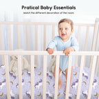 Yoofoss Baby Crib Sheets for Boys Girls, Fitted Crib Sheet 2 Pack for Standard - Image 6
