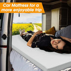 CYMULA Camping Cot Mattress 2in Memory Foam Sleeping Pad, Soft Warm Non-Slip - Image 8