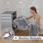 Wapaneus Heated Blanket Electric King Size 90"x100"-Dual Control - Image 5