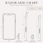 Tweezerman Exclusive Tea Rose Facial Razor - Image 10