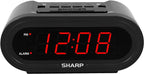 Sharp AccuSet Automatic Smart Alarm Clock – Self-Setting Digital Clock by SHARP