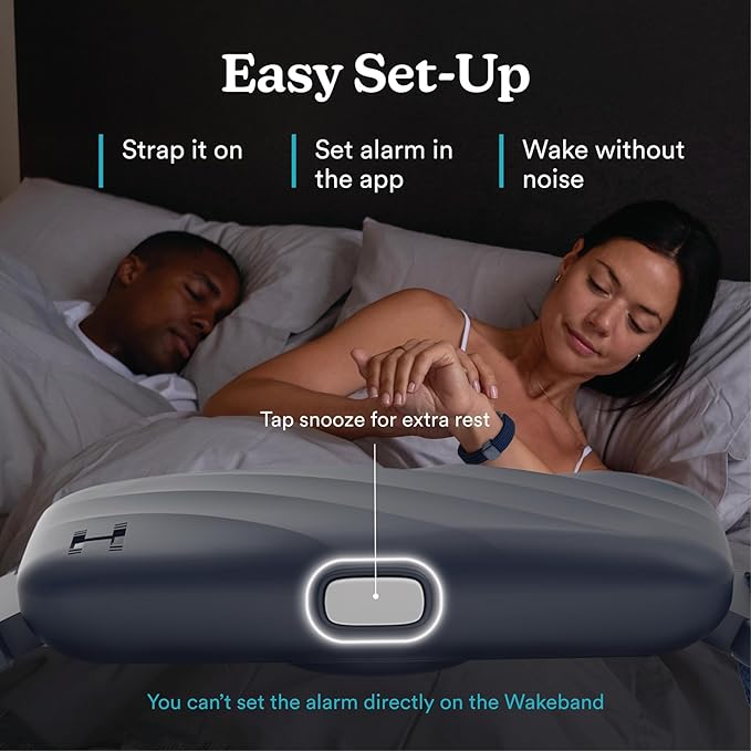 Homedics WakeBand Silent Vibrating Alarm Wristband, Ultra-Light Comfortable - Image 4