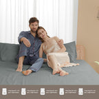 Sunflower Twin Fitted Sheet, 1-Piece Deep Pocket Fitted Bottom Sheet 15" - Image 6