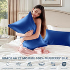 Silk Pillow Cases Queen Size 100% Mulberry Silk Pillowcase - Image 6