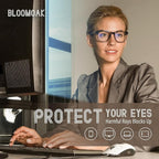 Bloomoak 100% Red Lens Blue Green Light Blocking Glasses- Dual AR Coatings - Image 2