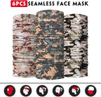 Venswell Neck Gaiter Face Mask Men Women, Seamless Bandana Rave Face Cover - Image 3