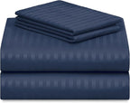 LuxClub 4 PC Queen Size Sheets Set, Breathable Luxury Bed Sheet, Deep Pockets - Image 9