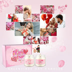 Valentine's Day Pink Scented Candles-12Pcs 3.5oz Each-Natural Plant Essential - Image 4
