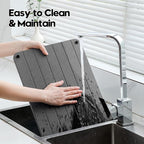 Razborci Stone Dish Drying Mat for Kitchen Counter, Water Absorbing Bathroom - Image 7