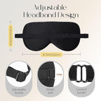 ZIMASILK 100% Mulberry Silk Sleep Mask - Image 4