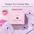 PEAUAMIE Under Eye Patchs Rose Eye Mask - Image 6