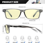 ANYLUV Blue Light Glasses Men Woman, Eye Strain Relief Eye Protection - Image 4