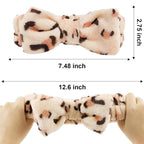 Ondder Leopard Terry Cloth Spa Headbands - Image 6