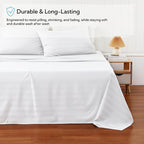 Cotton Flat Sheets Only, 600 TC 100% Cotton Flat Sheet Top Sheet Only, Full - Image 5