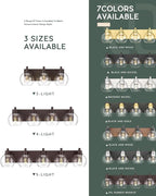Bathroom Light Fixtures Over Mirror, 3-Light Oil Rubbed Bronze Vanity Light - Image 7