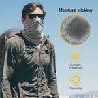 TICONN Neck Gaiter Face Cover Scarf, Neck Warmer Breathable Sun & Wind-proof - Image 5