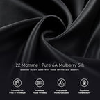 Tafts Pillow Cases - 22mm 100% Pure Mulberry 6A Silk Pillowcase - Image 5