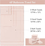 Madison Park Turkish 100% Cotton 600Gsm Luxury Premium Thick Soft Absorbent - Image 7