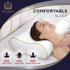 King Memory Foam Pillows 2-Pack – Ergonomic Cervical Pillow - Image 4
