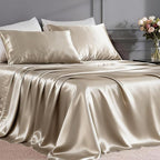 FreshCulture Satin Sheets King Size by FreshCulture