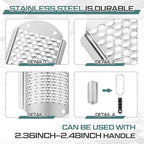 Moxweyeni 8 Pack Silver Foot File Callus Remover Replacement Blades Metal File - Image 3
