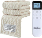 Heated Blanket Electric Blanket, 5 Heating Level, 1-12 Hour Auto Off, by XINIUSLEEP
