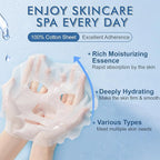 KONEUK 126 Pack Sheet Face Masks Skincare, Bulk Facial Mask Gifts Set - Image 3