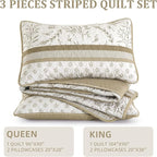 DJY Striped Quilt Set King Size - Image 6