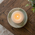 Aroma Naturals Ginger and Clove Essential Oil Beige Scented Pillar Candle - Image 7
