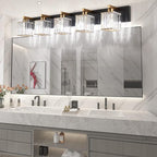 Aipsun Modern Vanity Light Bathroom Lighting Fixtures 5 Light Crystal Bathroom - Image 5