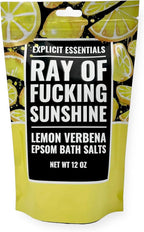 Explicit Essentials Lemon Verbena Epsom Bath Salts, 12 oz - Image 8