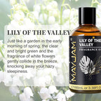 Lily of the Valley Fragrance Oil, MAYJAM 3.38FL.OZ Essential Oils - Image 3